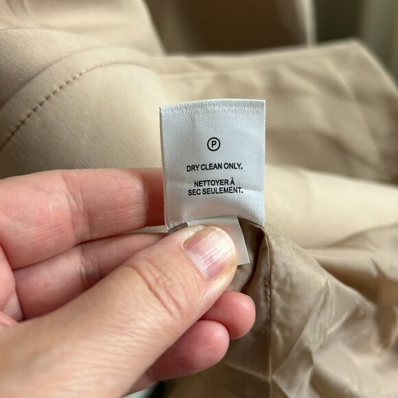 RW&Co. Women's Beige Double Breasted Trench Coat US M. - Picture 6 of 8